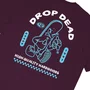 Camiseta Drop Dead Infanto Juvenil Hardgoods Bordo