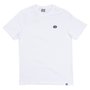 Camiseta Drop Dead Silver Logo Label Branco