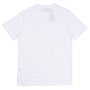 Camiseta Drop Dead Silver Logo Label Branco