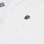 Camiseta Drop Dead Silver Logo Label Branco