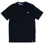 Camiseta Drop Dead Silver Logo Label Preto