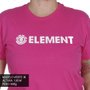 Camiseta Element Logo Rosa
