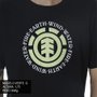 Camiseta Element Seal Preto/Verde