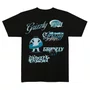 Camiseta Grizzly Back Script Logo Preto