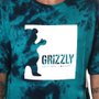 Camiseta Grizzly Deep Water Tie Dye Azul