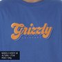Camiseta Grizzly Disco Strip Azul