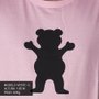 Camiseta Grizzly Og Bear Rosa/Preto
