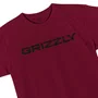 Camiseta Grizzly Outdoor Division Bordo