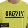 Camiseta Grizzly Stamp Tee Verde Limão/Preto