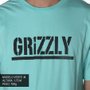 Camiseta Grizzly Stamped Azul Claro