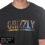 Camiseta Grizzly Stamped Scenic Preto 