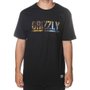 Camiseta Grizzly Stamped Scenic Preto 