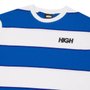 Camiseta High Company Kidz Bold Listrado Branco/Azul