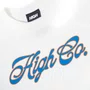 Camiseta High Company Script Branco