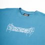 Camiseta High Tee Elastic Azul