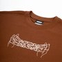 Camiseta High Tee Elastic Marrom