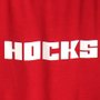 Camiseta Hocks Letra Vermelho