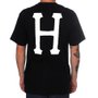 Camiseta HUF Big H Preto