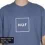 Camiseta Huf Essentials Box Logo Azul