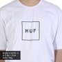 Camiseta Huf Essentials Box Logo Branco