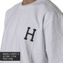 Camiseta Huf Essentials Classic H Branco