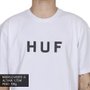 Camiseta Huf Essentials Og Logo Branco