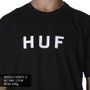 Camiseta Huf Essentials Og Logo Preto