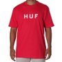 Camiseta Huf Essentials Og Logo Rosa