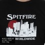 Camiseta Huf Spitire Skyline Preto