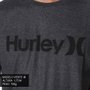 Camiseta Hurley Básica Logo H Cracker Preto Mescla
