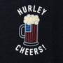 Camiseta Hurley Cheers Bro Preto