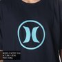 Camiseta Hurley Circle Icon Oversize Azul Marinho