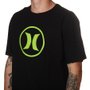 Camiseta Hurley Circle Icon Preto/Verde