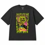 Camiseta Hurley Esp Skull Sun Feminino Preto Estonado