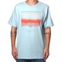 Camiseta Hurley Estuary Azul Claro/Laranja