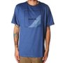 Camiseta Hurley Fader Azul Mescla