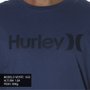 Camiseta Hurley Logo O & O Oversize Azul