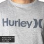 Camiseta Hurley Logo Solid Oversize Mescla/Cinza