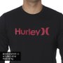 Camiseta Hurley Lycra One & Only M/L Preto