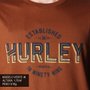 Camiseta Hurley Nine Marrom