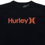 Camiseta Hurley O&O Solid Juvenil Preto