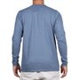 Camiseta Hurley O&O Solid M/L Azul Mescla