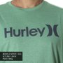 Camiseta Hurley Oversize O&O Solid Verde Mescla