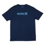 Camiseta Hurley Sik O&O Solid Oversize Azul Marinho
