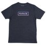 Camiseta Hurley Silk Chrome Mescla Escuro