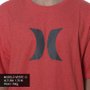 Camiseta Hurley Silk Icon Oversize Coral