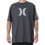 Camiseta Hurley Silk Oversize Icon Mescla Escuro