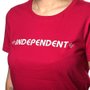Camiseta Independent Bar Cross Logo 3 Feminina