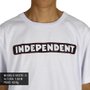 Camiseta Independent Bar Logo 3 Colors Branco