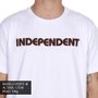 Camiseta Independent Bar Logo Letter Branco